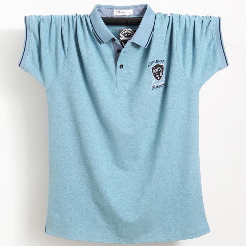 Short Sleeve Polo Shirts for Men Work Pullover Shirts Moisture Wicking Lightweight Golf Shirts Men's Summer Loose Fit Button Up Collared Tee Shirt