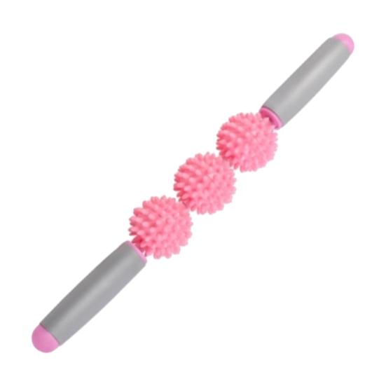 Massage Roller Stick Size#A розовый