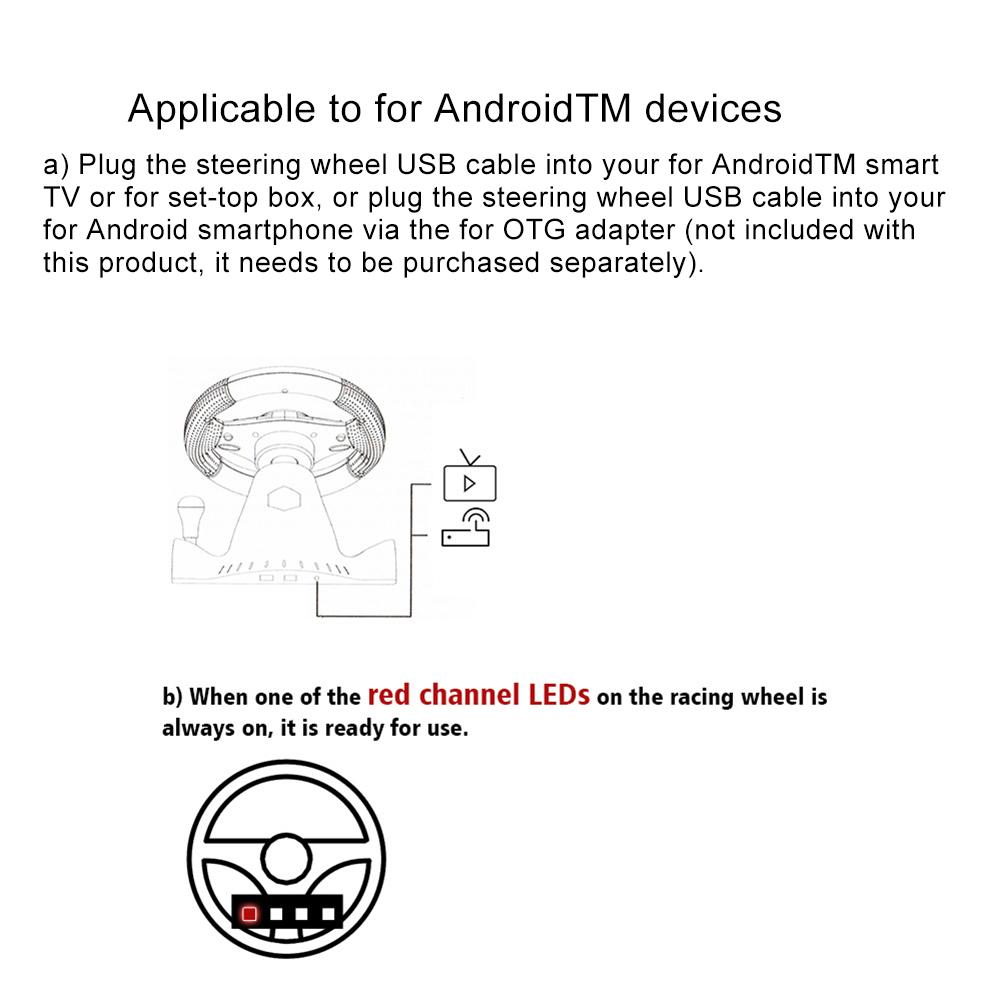 Gaming Steering Wheel Multi-platform Steering Wheel