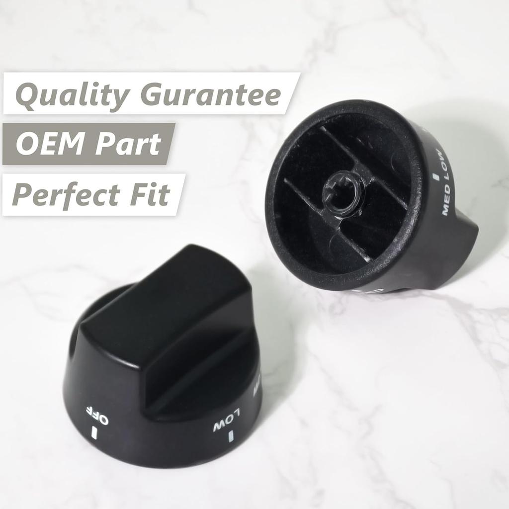 PA010034 Top Burner Knob Replacements for Viking Gas Range, Cooktop Stove Control Knob Compatible with VDSC305, VDSC365, VGIS30, VGRC36, VGRC48,