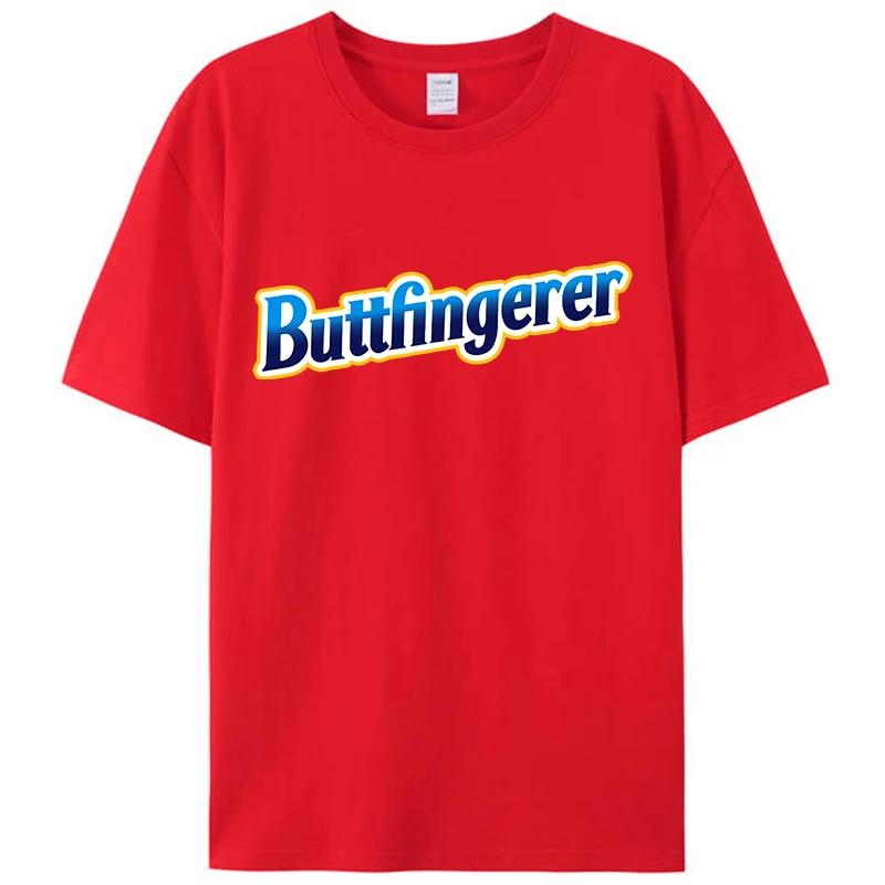 Buttfingerer Nuts Bar Funny T-shirt Street Graphic T-shirt Pure Cotton High Quality Y2k