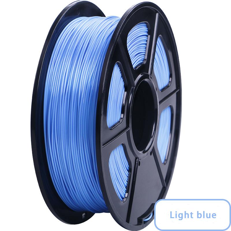 

3D Printing Material 3D Printer PLA Filament 1.75mm Filament Dimensional Accuracy / 0.02mm 1KG 343M 2.2LBS Light blue