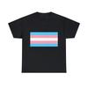 Transgender Pride Flag Graphic Tee Shirt, S-5XL