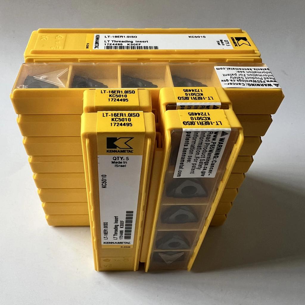 KENNAMETEL / LT-16ER1.0ISO KC5010 / Original Carbide Blade 10 Pcs