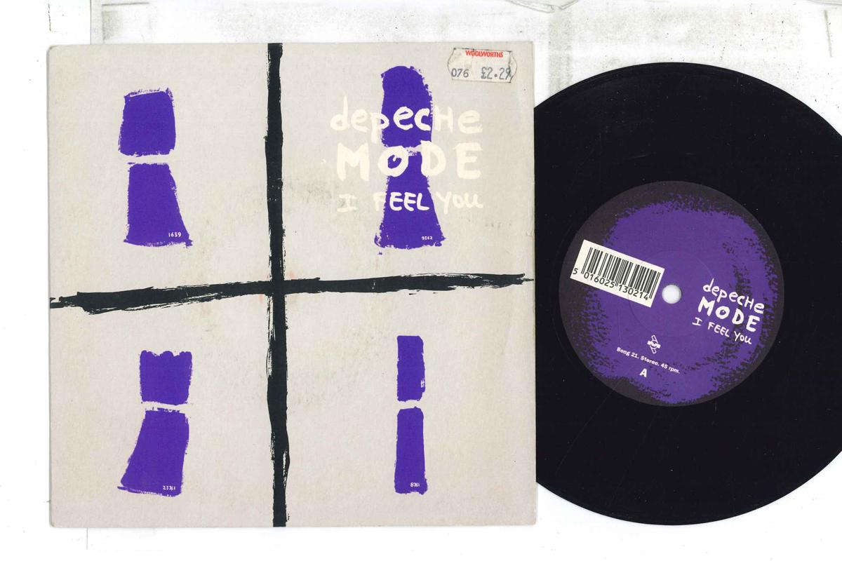 

7inch Record DEPECHE MODE - I Feel You / One Caress BONG21 MUTE 1993 UK Rock Used