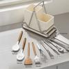 Stainless Steel Chopsticks Storage Box Countertop Type Utensil Holder Cutlery Organizer  for Home