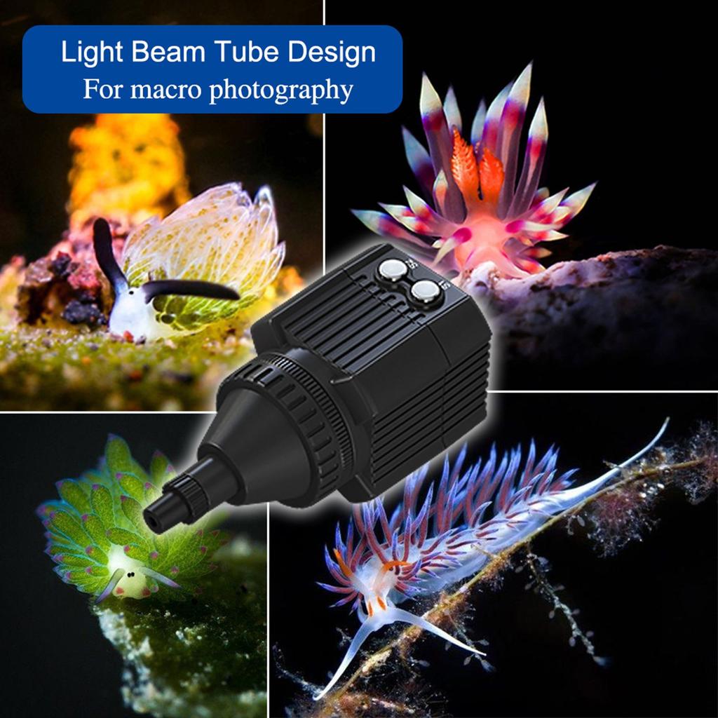 Mini Rechargeable LED Video Light Diving Photography Lamp Underwater 60M Waterproof IPX8 Camping Lighting for DJI Drone