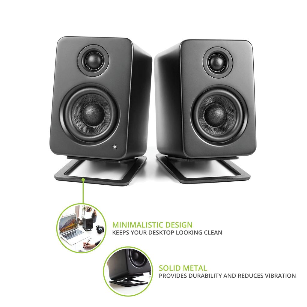 [Official Japanese Product] Kanto Desktop Speaker Stand S2 Black