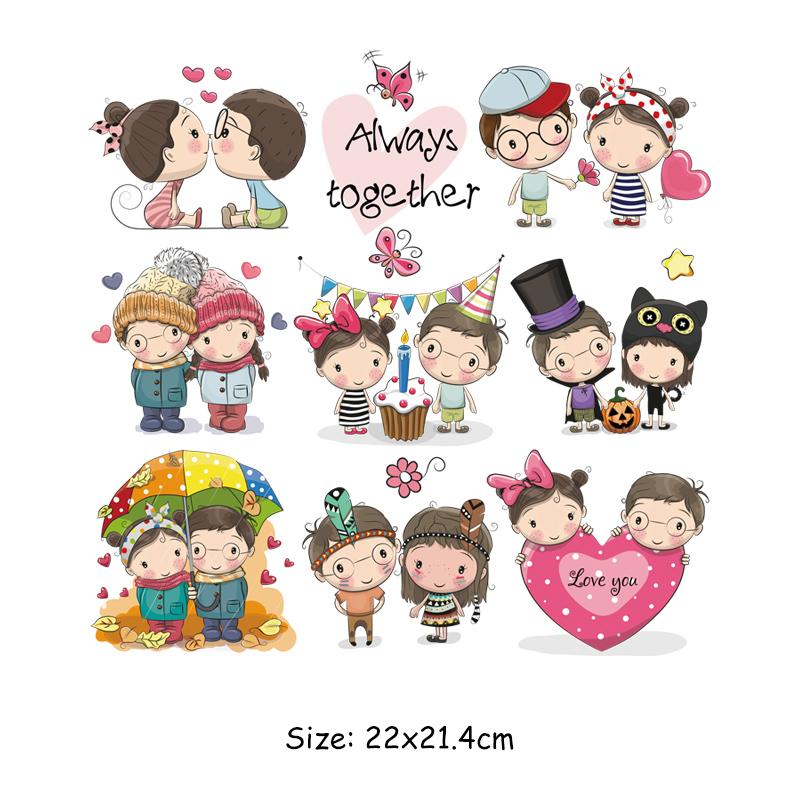 

Нашивки «Друзья вместе», футболка с термопрессом, аппликация, наклейки на одежду «сделай сам», толстовки в полоску, аппликация