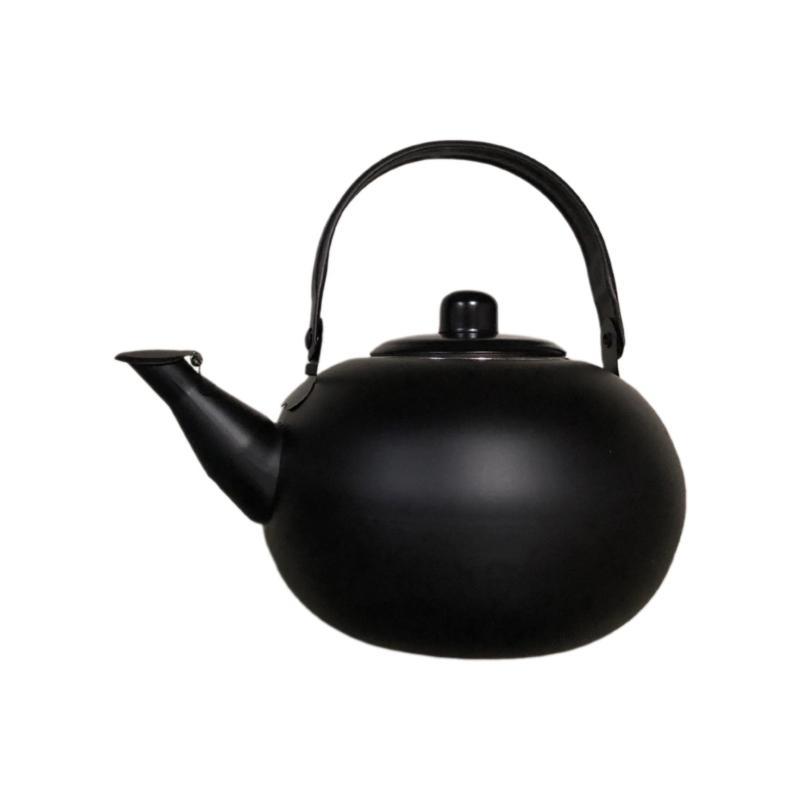 Stainsless Steel Teapots with Infuser Short Spouts Coffee Kettles