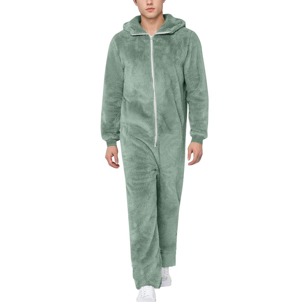 Macacões para homens outono e inverno manga comprida macacões roupas casuais