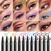 Long-Wearing Quick-Dry Matte Eyeliner – 12-Color Set, Water & Sweat Resistant, Smudge-Resistant Pigmented Pens for Party Wear