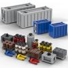 MOC Kraftstofftank Baustein Set Weinfässer Warencontainer Gabelstapler Steine Spielzeug Jungen Geschenk