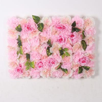 Silk Rose Flower Wall Home Decor Champagne Artificial Flower for Wedding Decoration Flower Wall Romantic Wedding Backdrop Decor