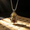 Collana Pendente Stile Cinese Vintage Benedizione Protettore Dharma Pendente Zhakiram Per Uomini Gioielli Fortuna Ricchezza Fascino Collana