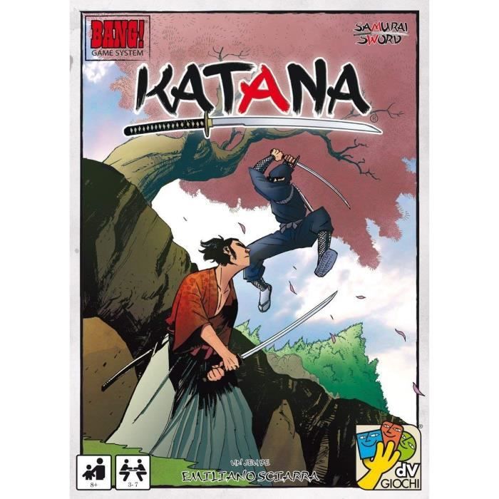DV Giochi | Katana | Jeu de société | À partir de 8 ans | 3 à 7 joueurs | 20 à 40 minutes