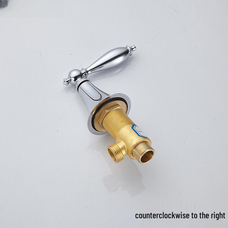 Antique Copper Black Single-Hole Basin Mixer Faucet