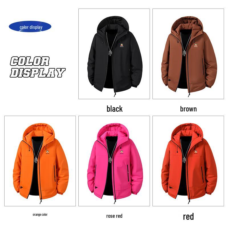 Paul Frank Men's Hooded Outdoor Padded Jacket