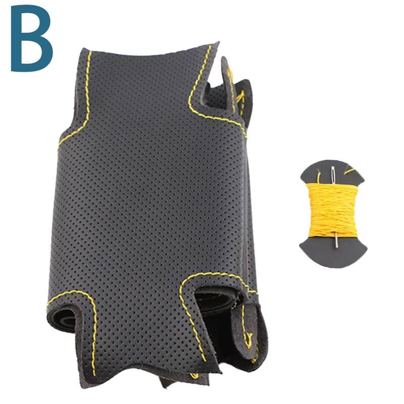 ize Carbon Fiber Leather Car Steering Wheel Cover For Mazda CX-3 CX3 CX-5 CX5 2017 2018 Mazda 6 CX-9 Suede Car Accessories