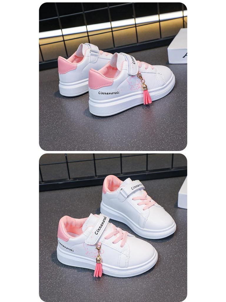 2025 Spring & Autumn Girls' Low-Top Casual Soft-Sole Board Shoes - Stylish Sports Shoes for Big Kids & Students
