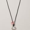 liersi grand. Bumpy heart (L) string long necklace