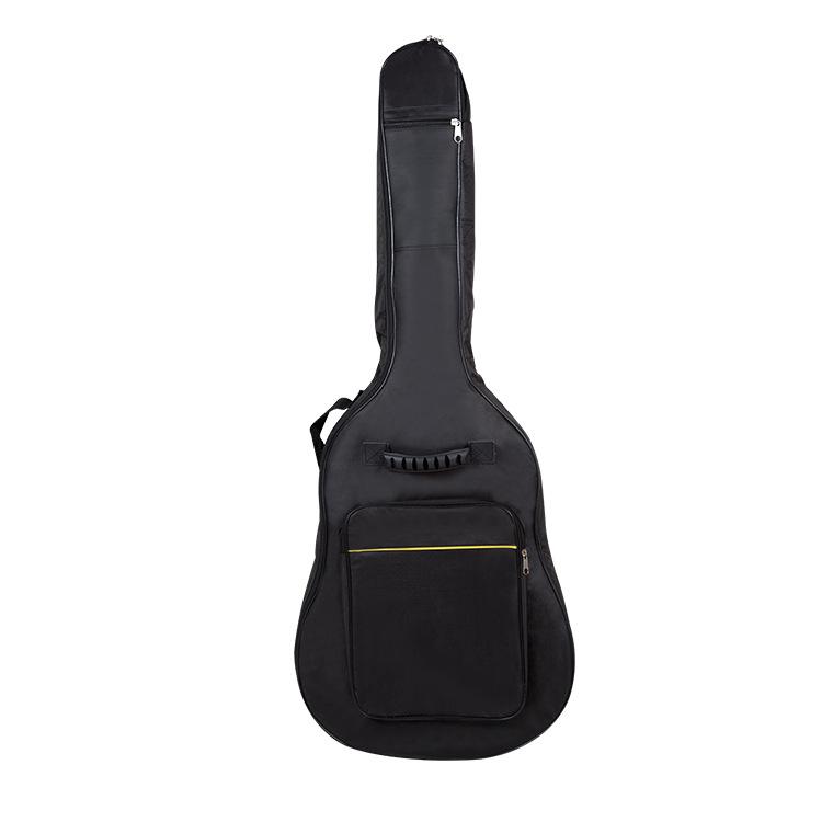 

41 Inch Acoustic Guitar Bag Waterproof Rip-stop Oxford Nylon Double Straps Padded Black Guitar Case Gig Backpack Musical Instrum
