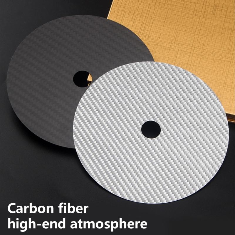 Tape Disc Tuning Mat Pad Carbon Fiber Design Minimizes Motor Vibrations Enhancing Sound
