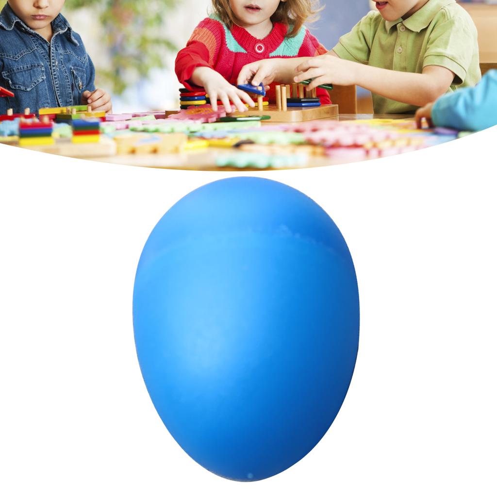 Egg Shaker Bright Color Educational Fillable Plastic Egg Percussion Instrument Toy for Home Travel Kindergarten
