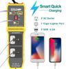 12V DC to 220V AC 400W Car Power Inverter Portable 3 USB Ports + 2 AC Outlets Converter