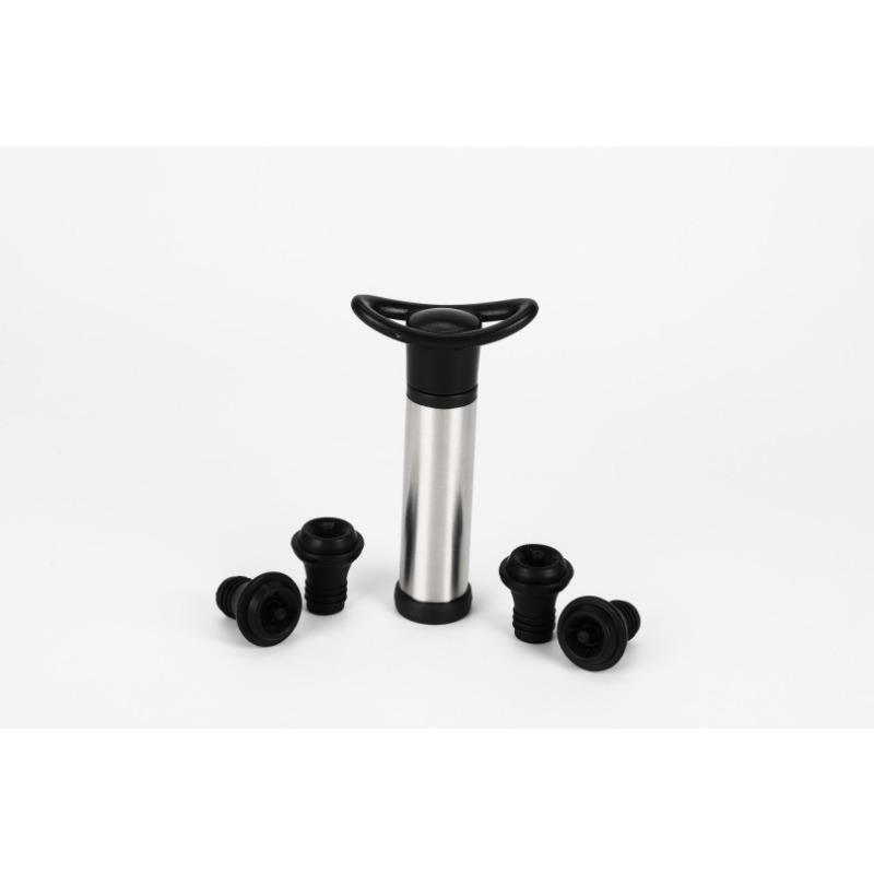Stainless steel vacuum wine stopper for red wine airtight sealing air extraction and compression type preservation wine stopper