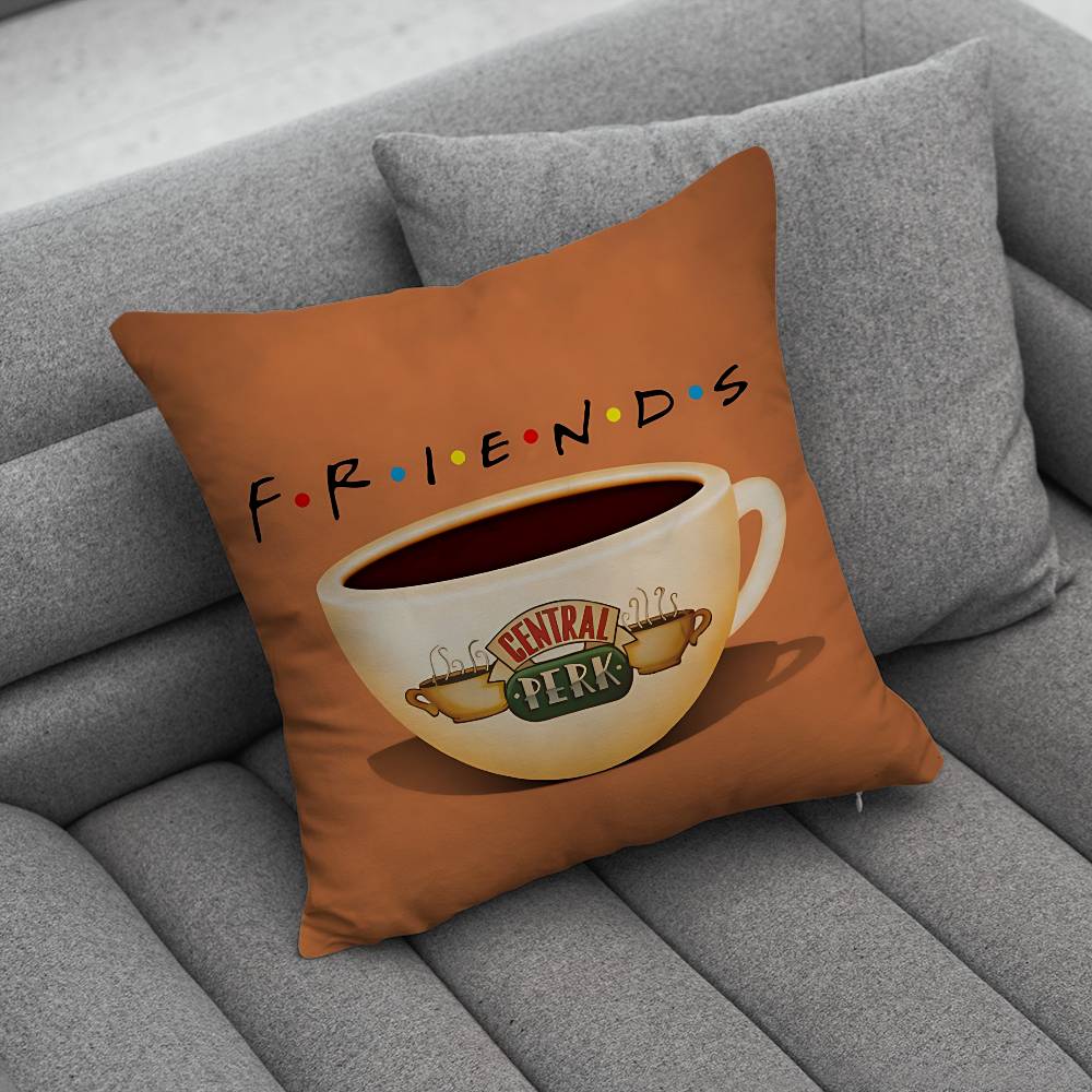 Classic Friends TV Show Pillow Case For Home Bedroom Car Office Decoration Living Room Sofa Cushion Cover Suitable