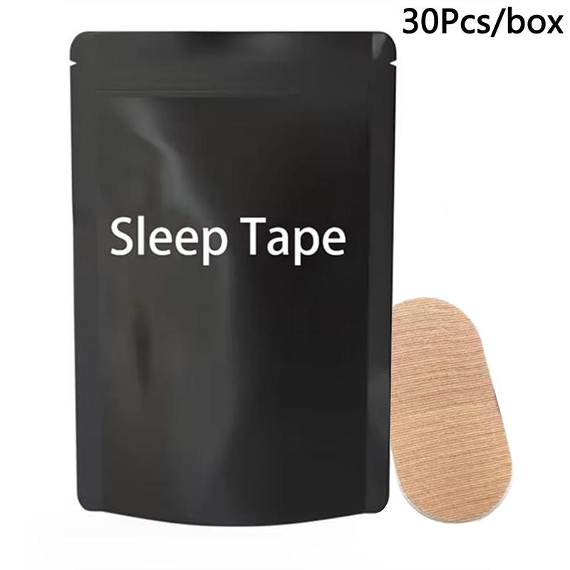 

30 шт. антихраповая лента для сна, лучшие дыхательные полоски для носа, медицинский класс, улучшенный сон, держат рот закрытым, предотвращают храп телесный