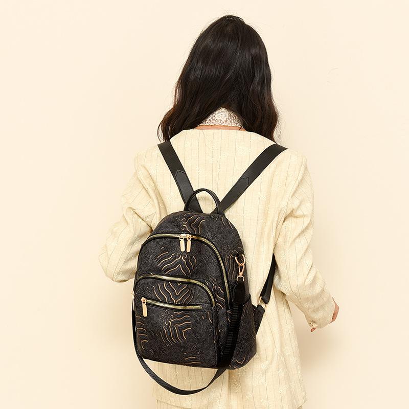 Fashionable Bag Women's Bag Chinese-style Single-shoulder Crossbody Backpack Student Schoolbag