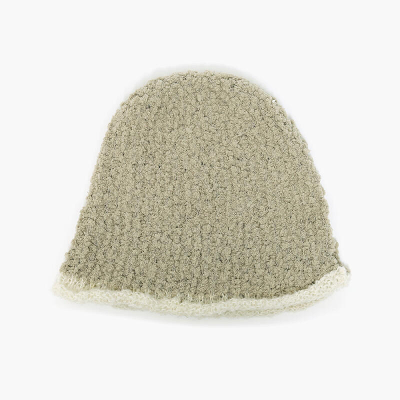Women s Winter Hat Wool Long Brim Bucket Hat C7475_Black