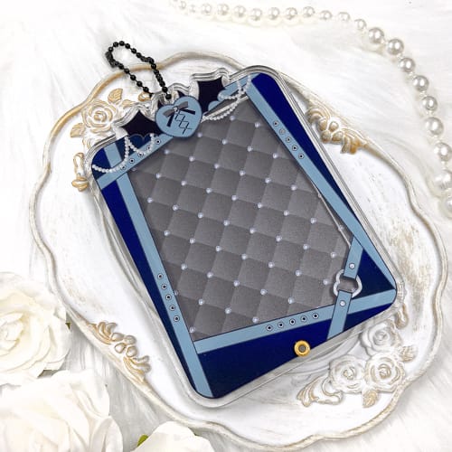 G-Trigger Acrylic Frame, Blue, Perfect for Oshikatsu Merchandise, Card Case, Card Display, and Storage