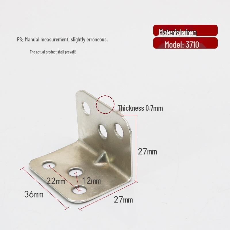 

Угловой L-образный кронштейн из нержавеющей стали 90° для поддержки полки