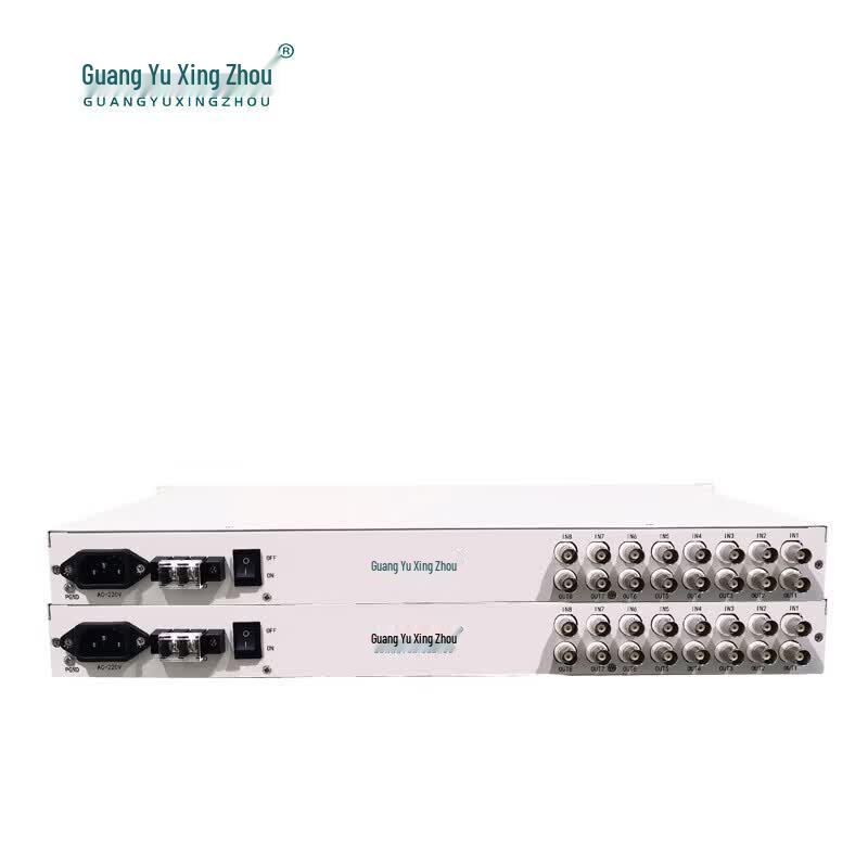 GY-8E124F32P Multi-service Fiber Optic Transceiver