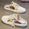 High Quality Men Half Slippers Sandals Comfortable Casual Shoes for Men Fashion Sneakers Anime Men Slides Footwear Straw Weaving