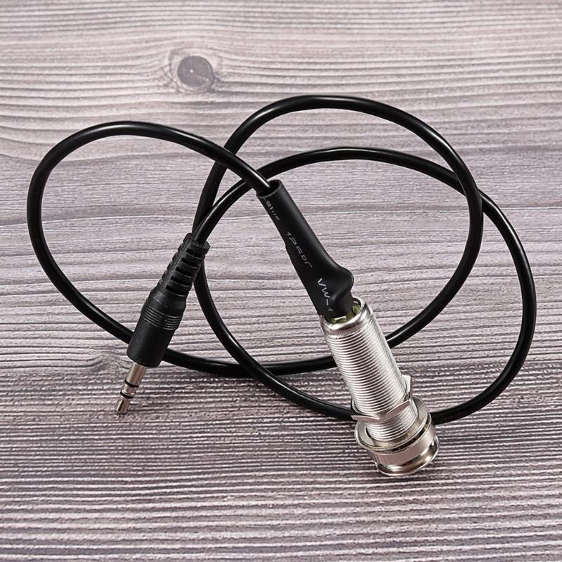 Acoustic Guitar Piezo Adapter Cable 660mm Endpin Jacks Stereo Plug Play Replacement Power Cord for Pickup Systems
