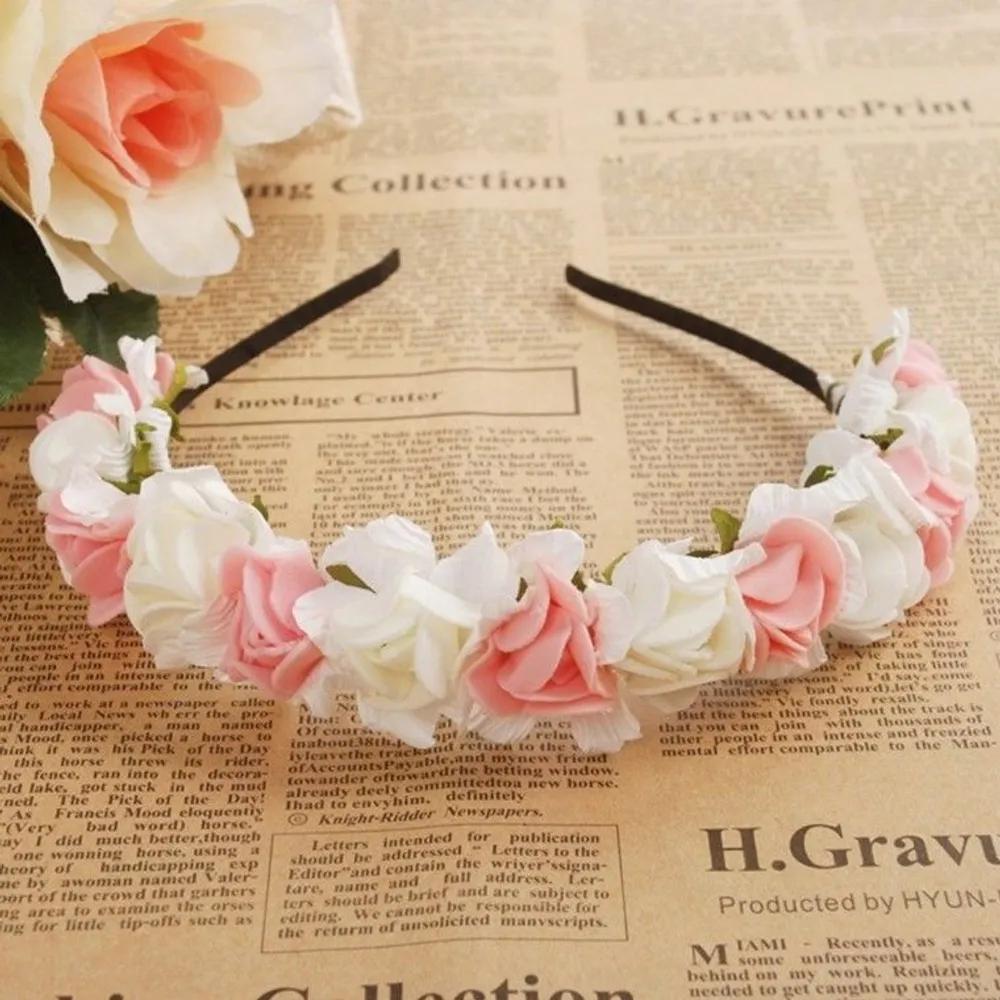 Shopping Central Wedding Hair Accessories Flower Crown Headband Self-wedding Friendship Photos