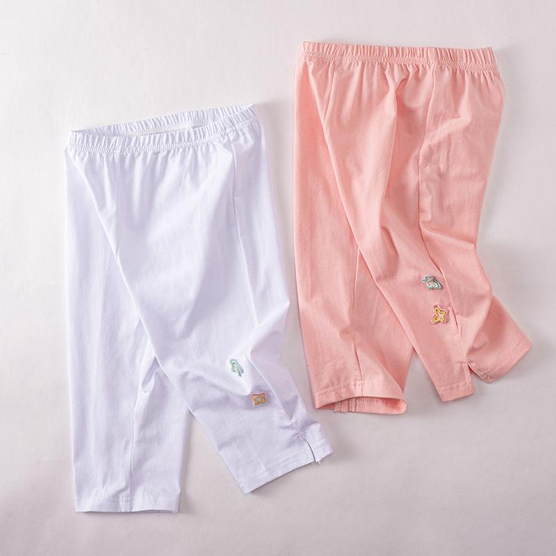 Mädchen Cropped Hosen Sommerkleidung Kinderhosen Baby Dünne Stile Leggings Kinder Shorts