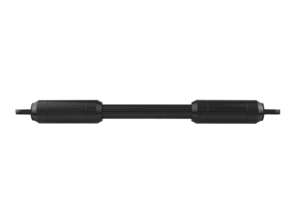 POSH FAITH Motorcycle Adjustable Handlebar Brace Shaft Length Adjustment Sold Accessories (Shaft Only), Range 147-228mm (Clamp Separately), Black,