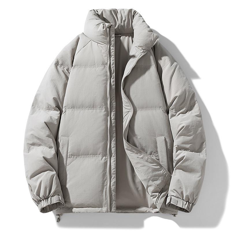 2025 winter new down jacket men's trend short couple style loose 90 fleece warm and comfortable jacket for men