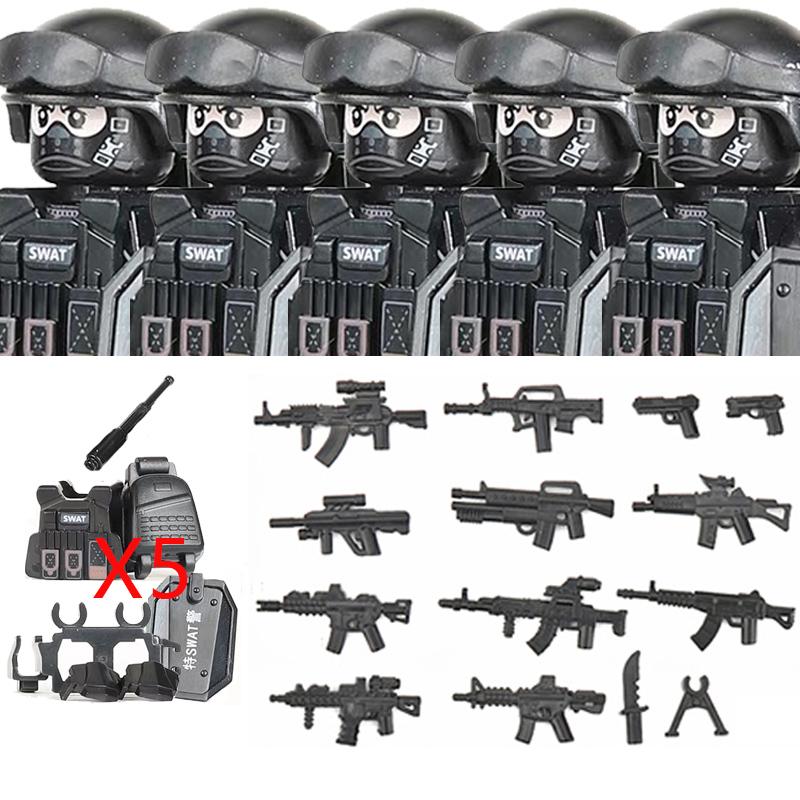 Urban Area High-Quality Police High-Quality Special High-Quality Forces High-Quality Swat High-Quality Figures High-Quality Building High-Quality