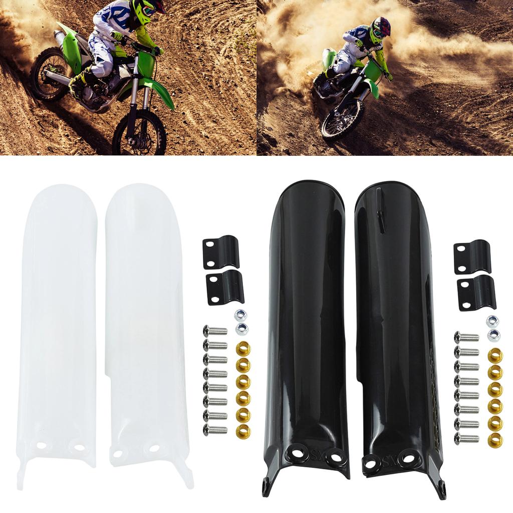 Dirt Bike Fork Covers Motorcycle Front Fork Suspension Guard Cover Perfect For 110-160ccTrail And Motocross Use