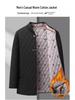 Men's Thickened Fleece-Lined Winter Jacket for Middle-Aged & Elderly: Warm Cotton Padded Coat