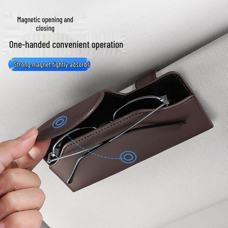 Nissan Sylphy Teana Qashqai X-Trail Terra Murano Kicks Kožený držák na brýle Klip