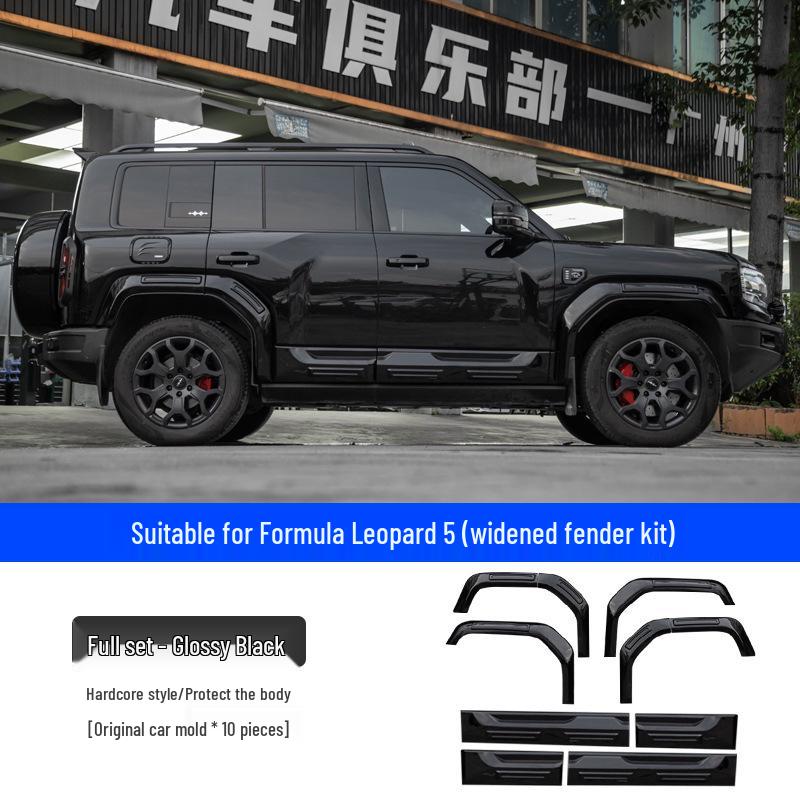 Equation Leopard 5 Wide Fender Flares & 3D Anti-scratch Door Panels - Off-road Exterior Upgrade Kit.