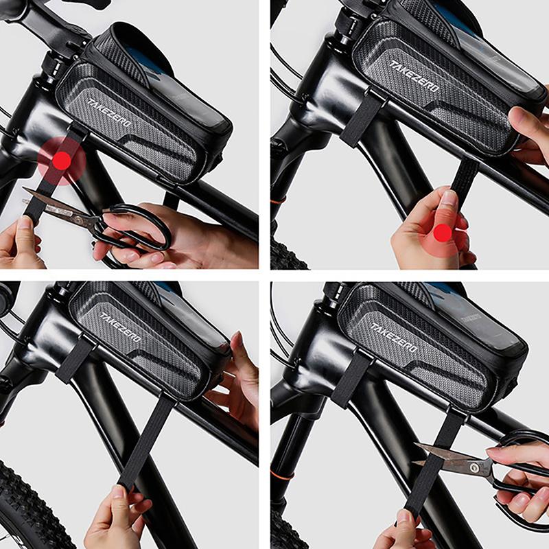 Bicycle Bag Waterproof Touch Screen Cycling Bag Top Front Tube Frame Mtb Road Bike Bag Phone Case Bike Accessories