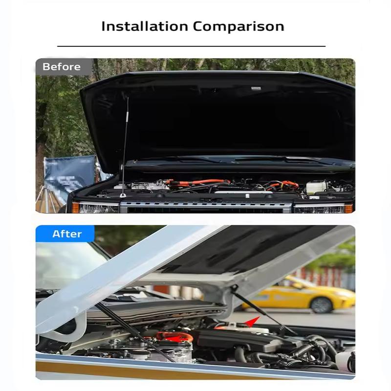 For Toyota Land Cruiser LC250 Prado 2025-2025 Gas Spring Hydraulic Front Engine Hood Strut Rod Lift Support Upgraded Accessories